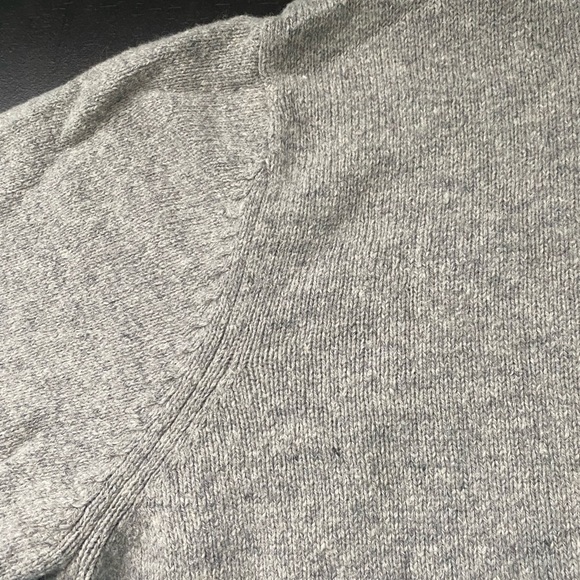 Men’s XL gray/tan blend cowl neck sweater with zip neck. Wore twice! EUC - Picture 10 of 10